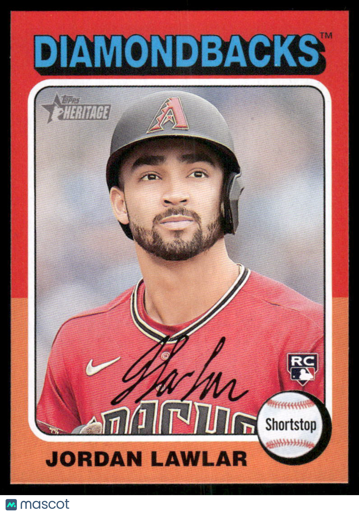2024 Topps Heritage Jordan Lawlar #429 RC Baseball
