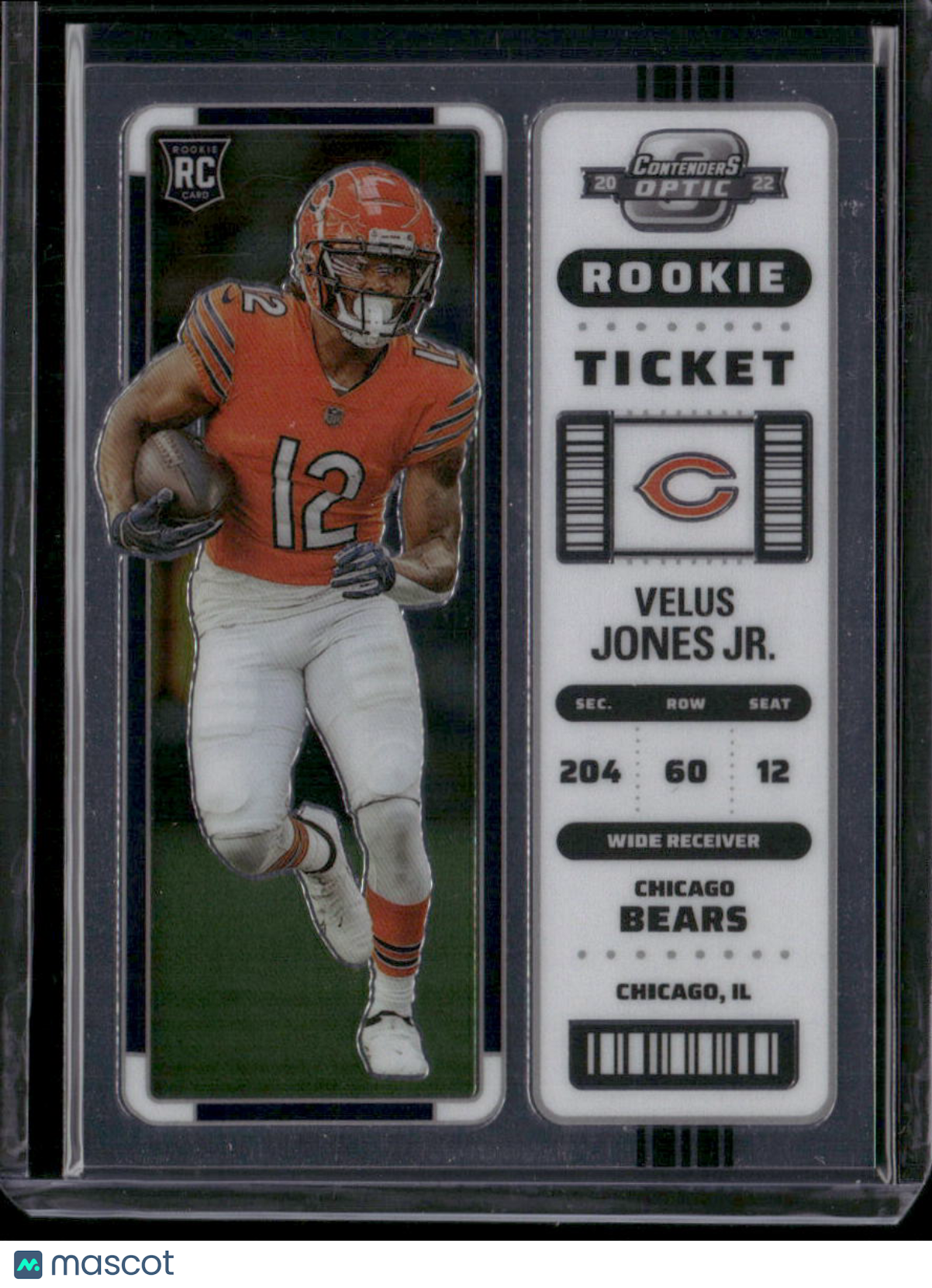 2022 Panini Contenders Optic Velus Jones Jr. #98 Rookie Ticket RC Football