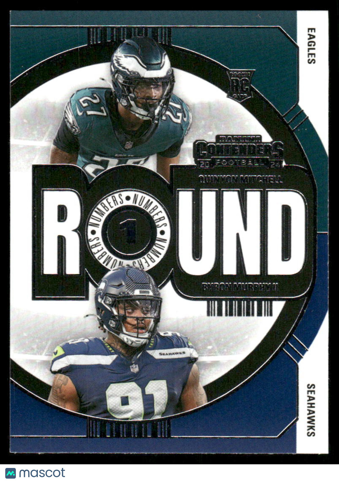 2024 Panini Contenders Football Quinyon Mitchell Byron Murphy II #24 RC Football