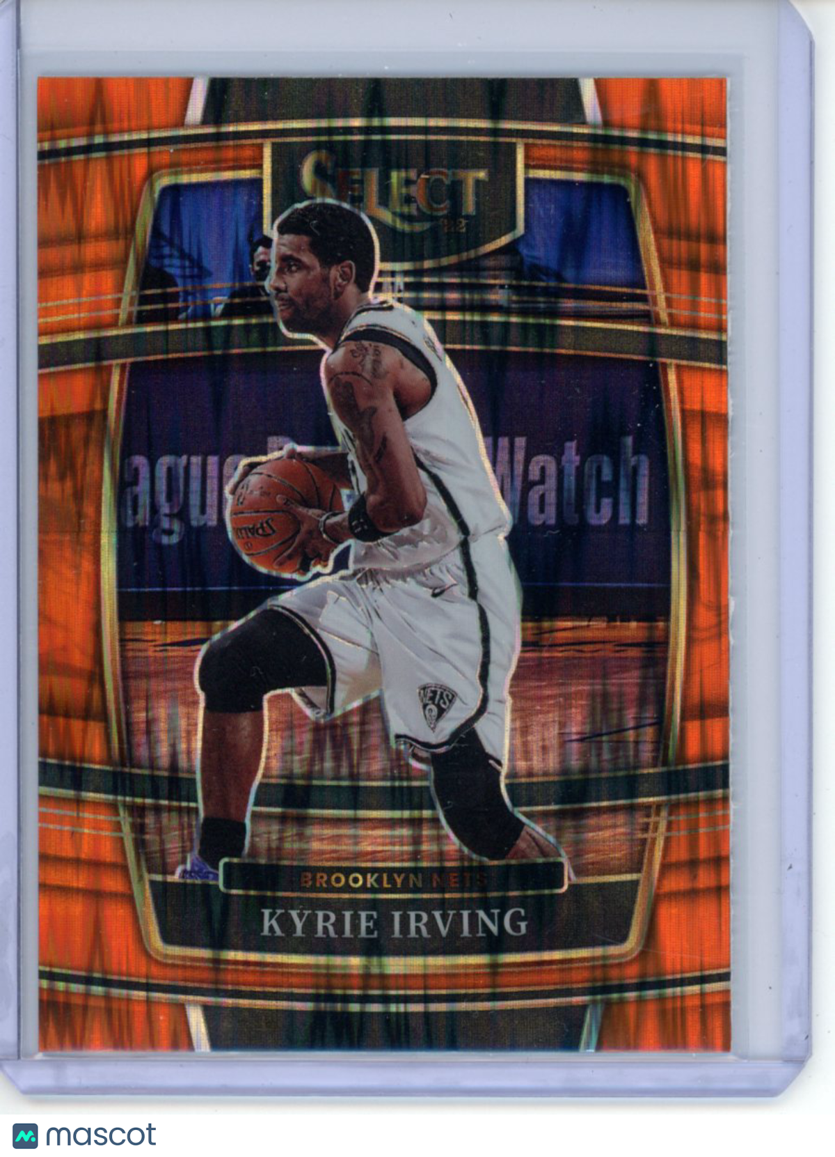 2021 Panini Select Kyrie Irving #80 Orange Flash Basketball