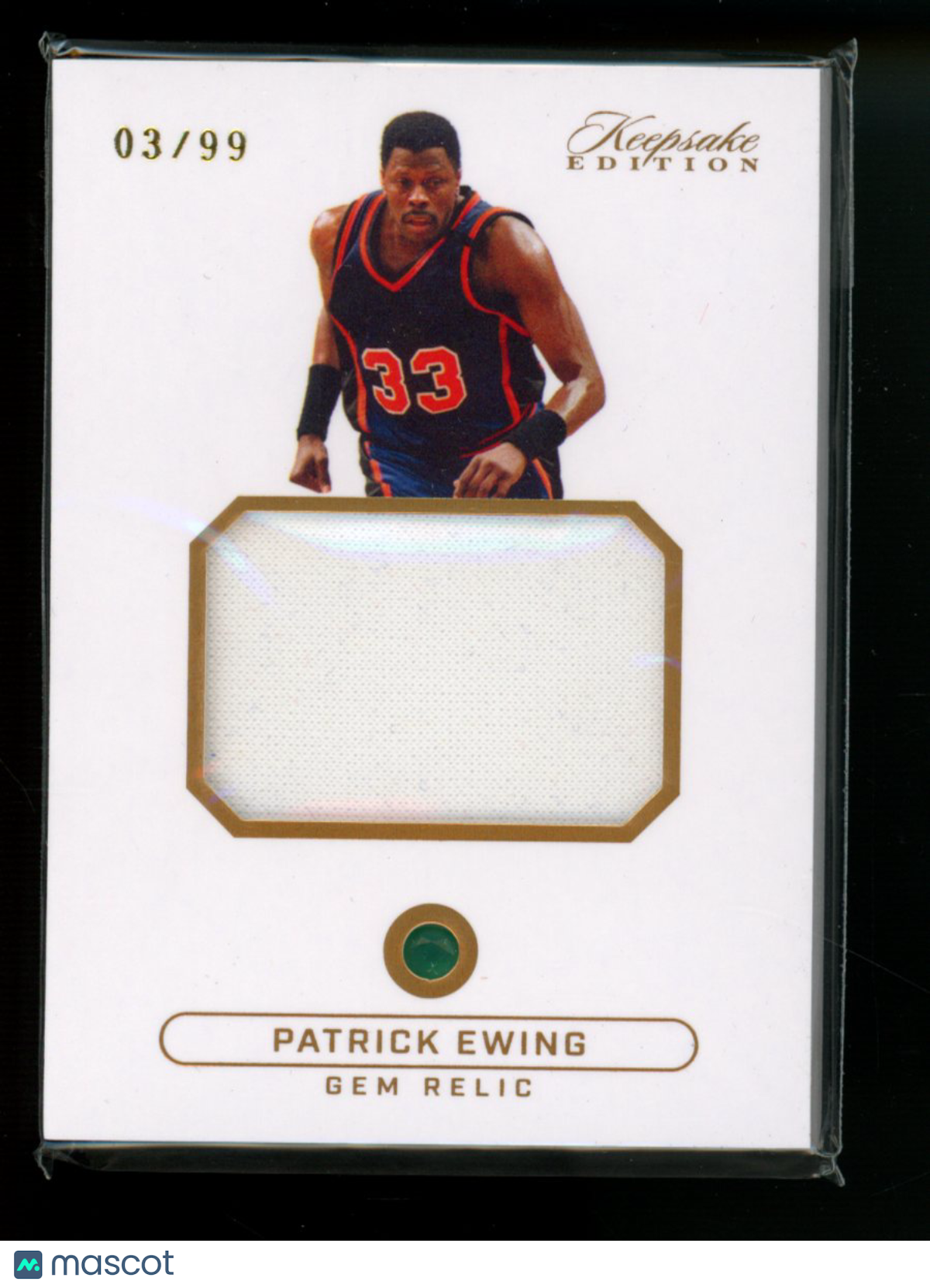 2024 Keepsake Edition Patrick Ewing #351 Relic 03/99 Basketball