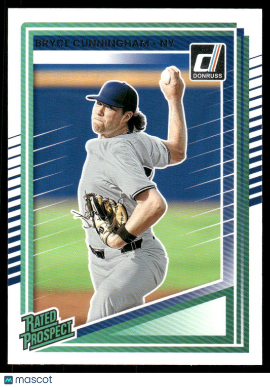 2025 Donruss Rated Prospect Bryce Cunningham #137 Rated Prospect Baseball