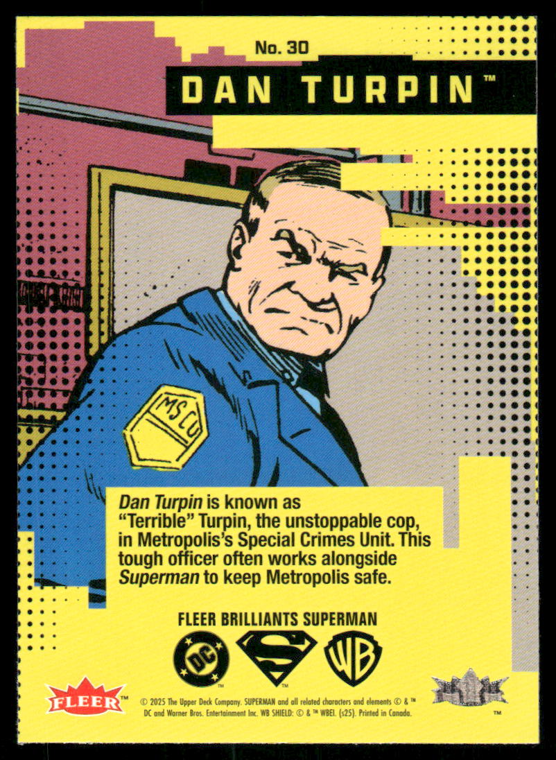 2025 Fleer Brilliants Superman Dan Turpin #30
