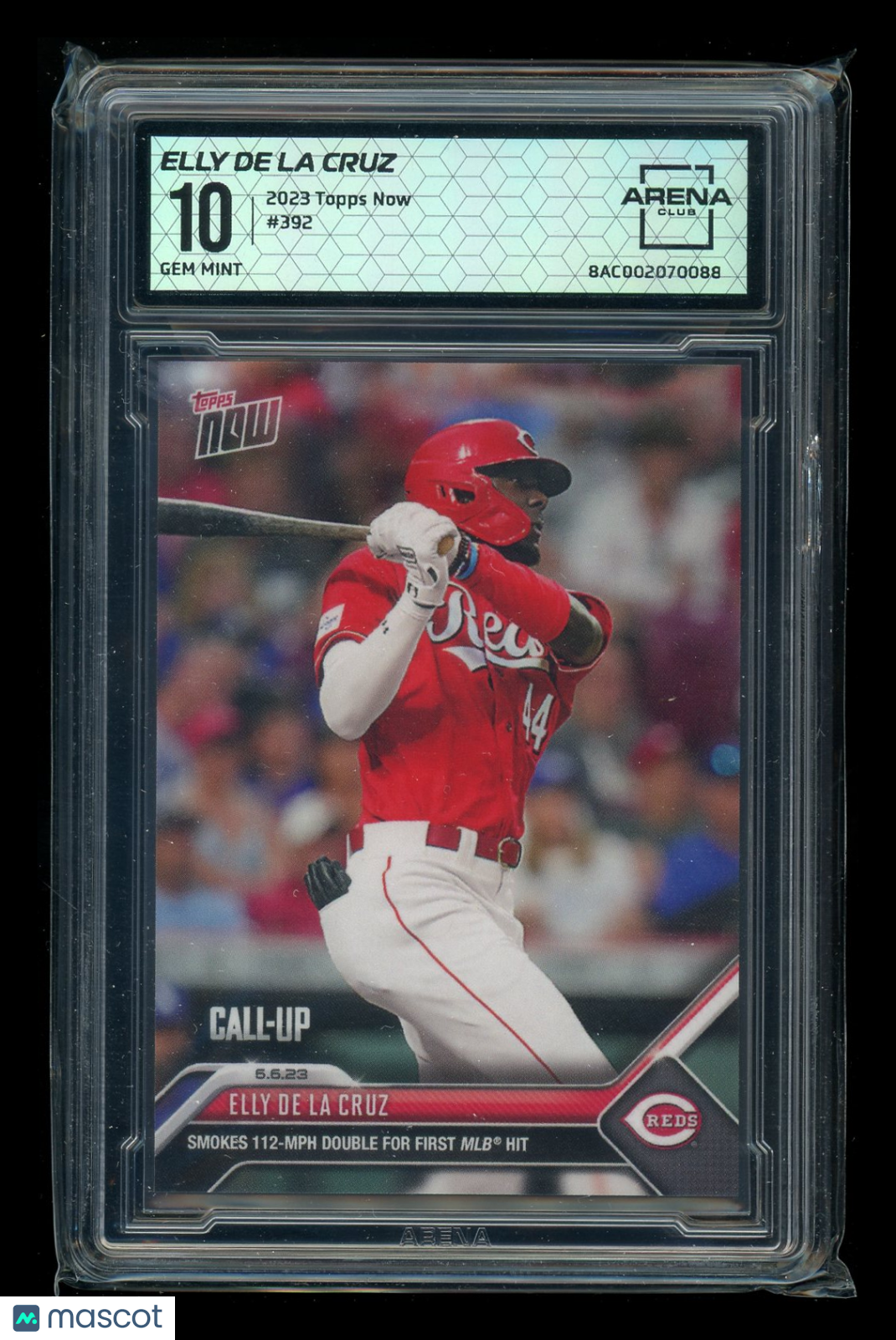 2023 Topps Now Elly De La Cruz #392 Black Baseball Arena Club 10