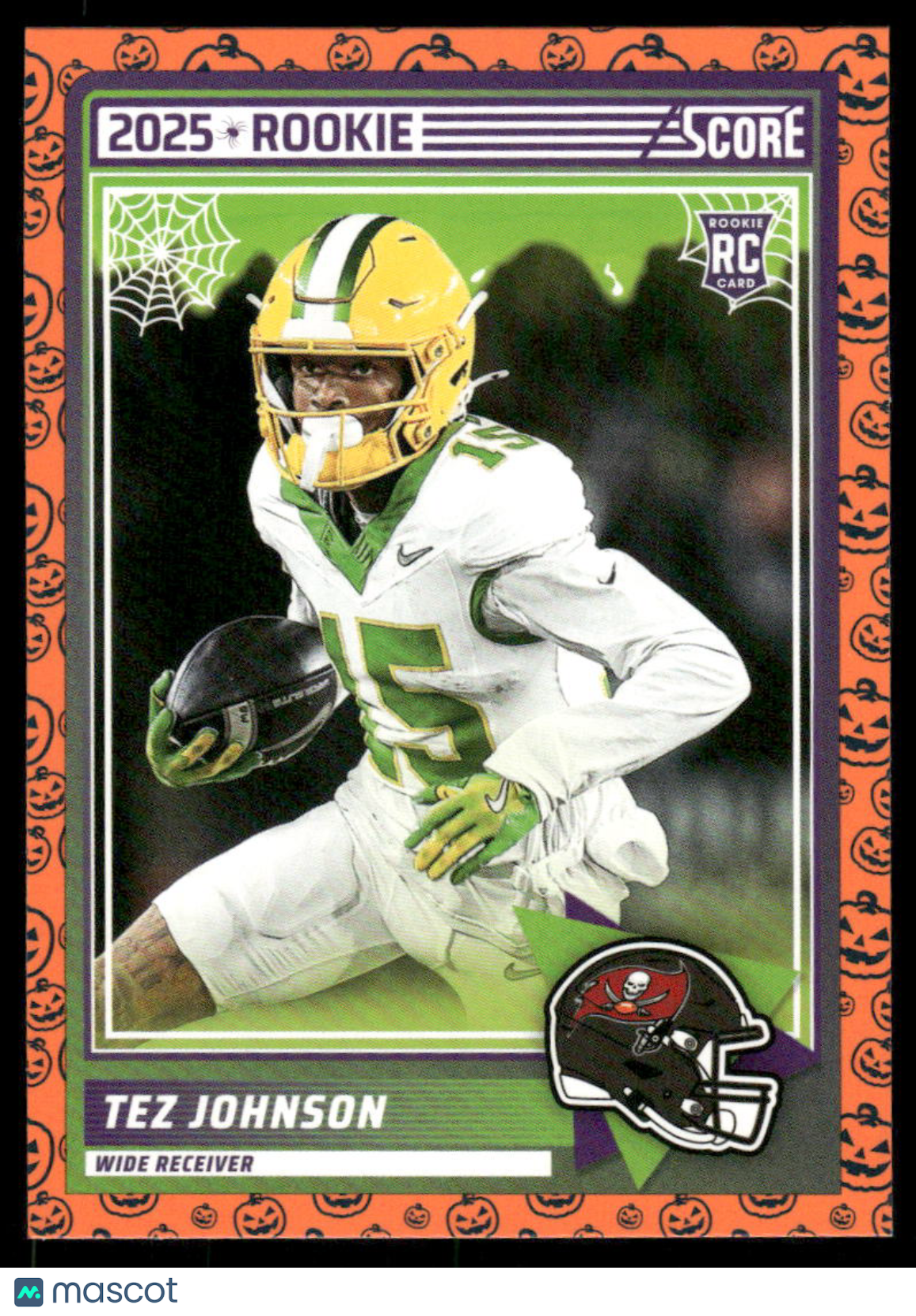 2025 Score A Treat Tez Johnson #34 RC Football