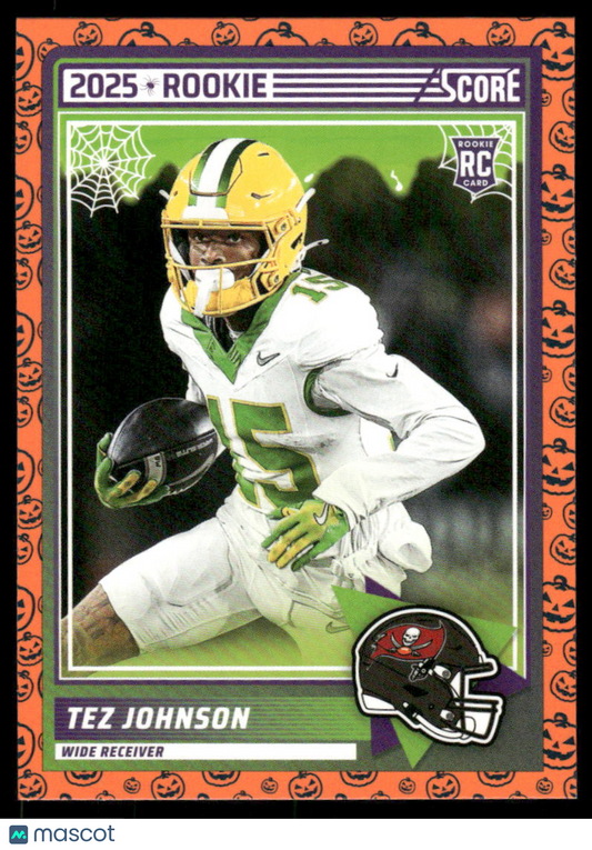 2025 Score A Treat Tez Johnson #34 RC Football