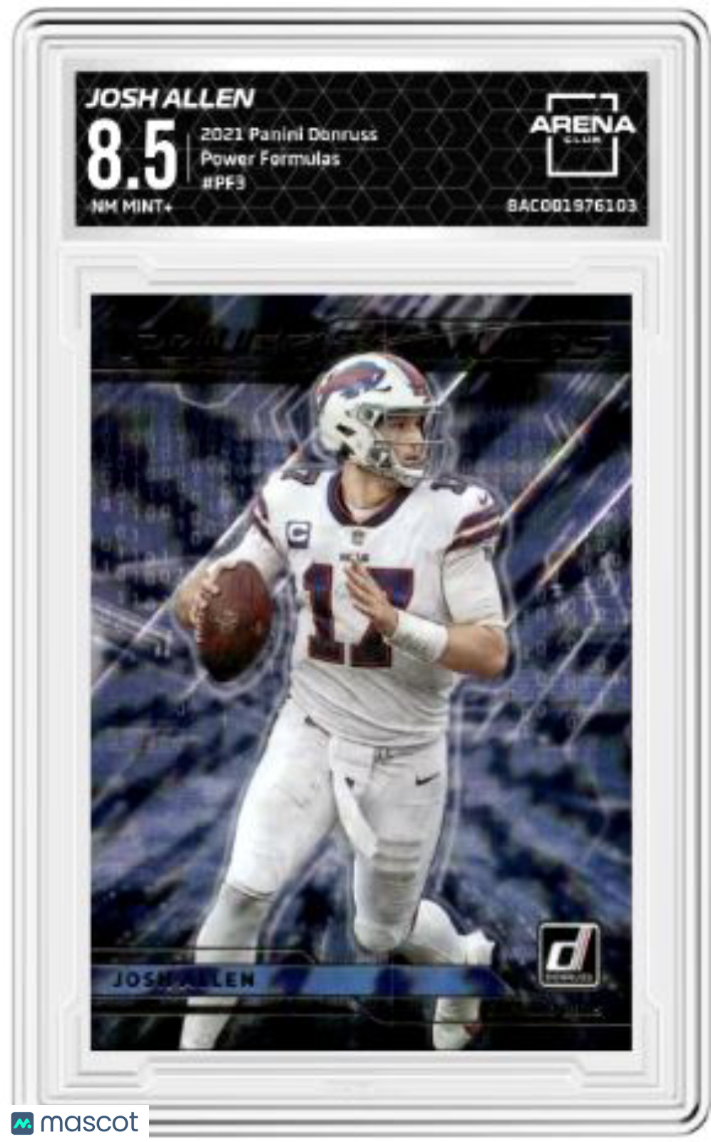 2021 Panini Donruss Josh Allen #PF3 Football Arena Club 8.5
