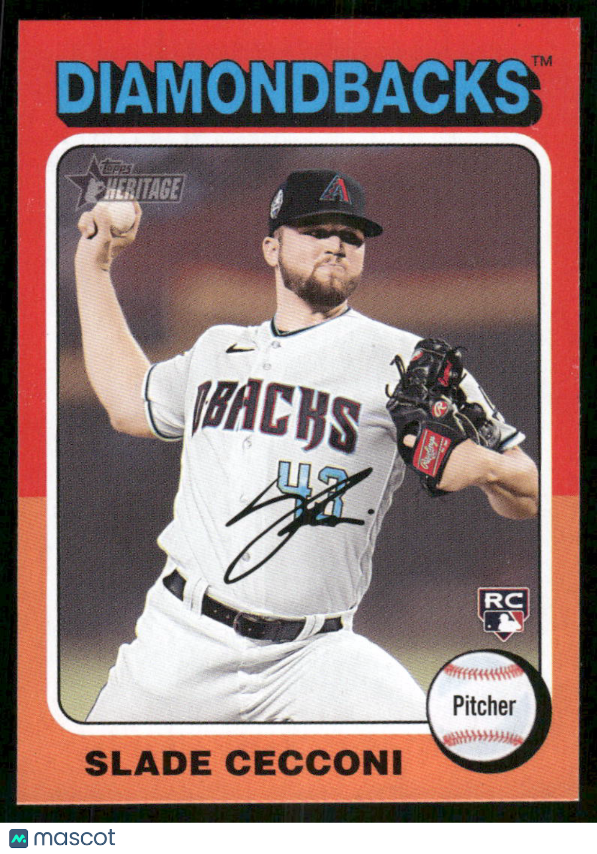 2024 Topps Heritage Slade Cecconi #397 RC Baseball
