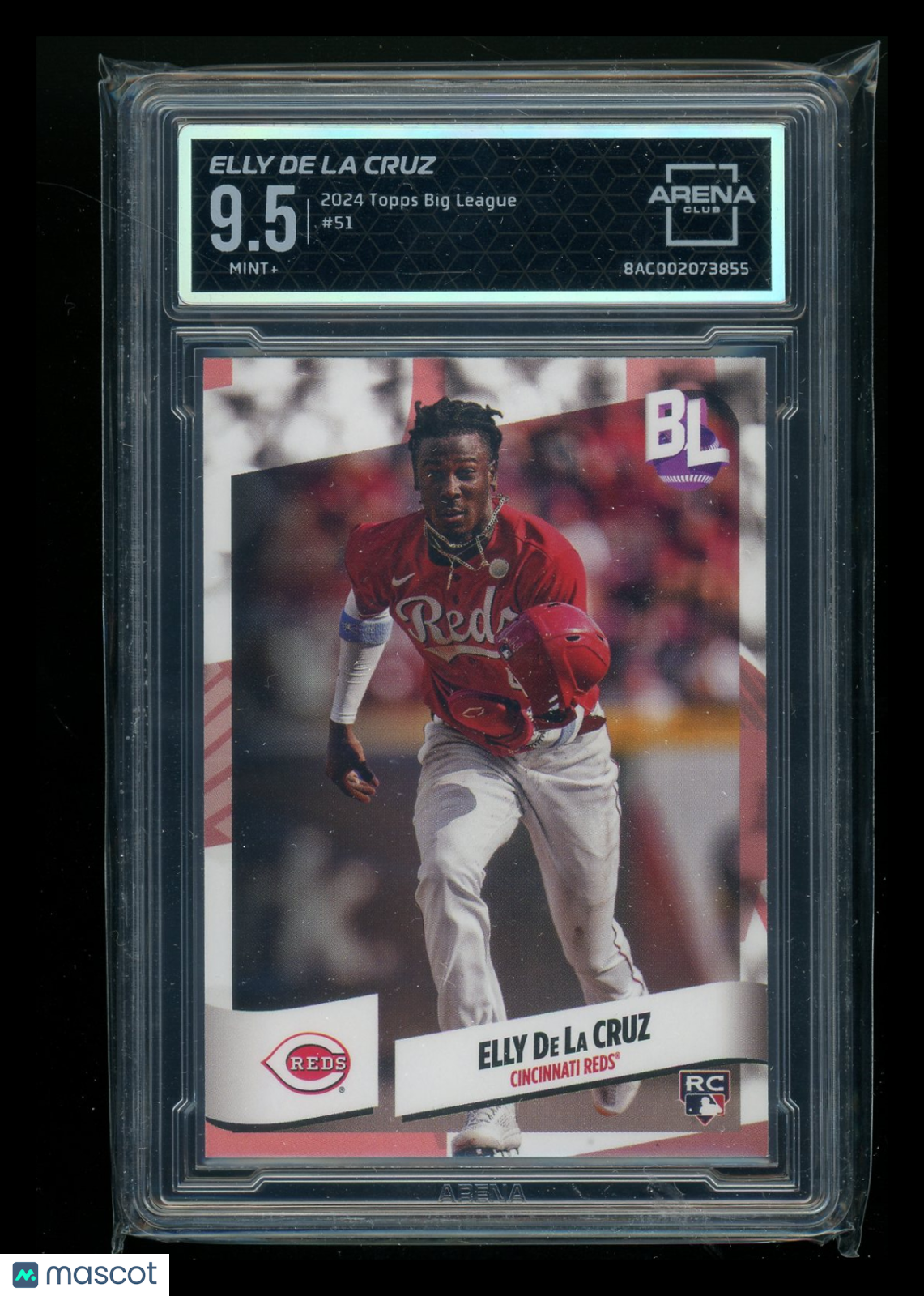 2023 Topps Big League Elly De La Cruz #51 RC Baseball Arena Club 9.5