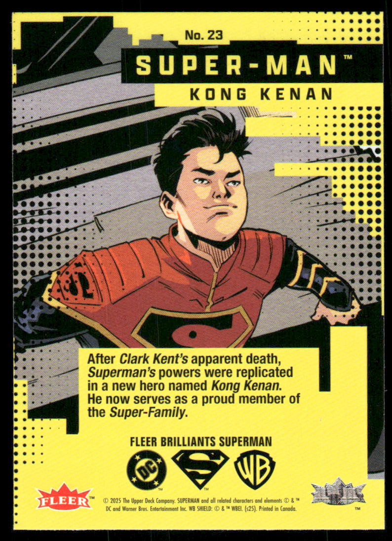 2025 Fleer Brilliants Superman Kong Kenan #23