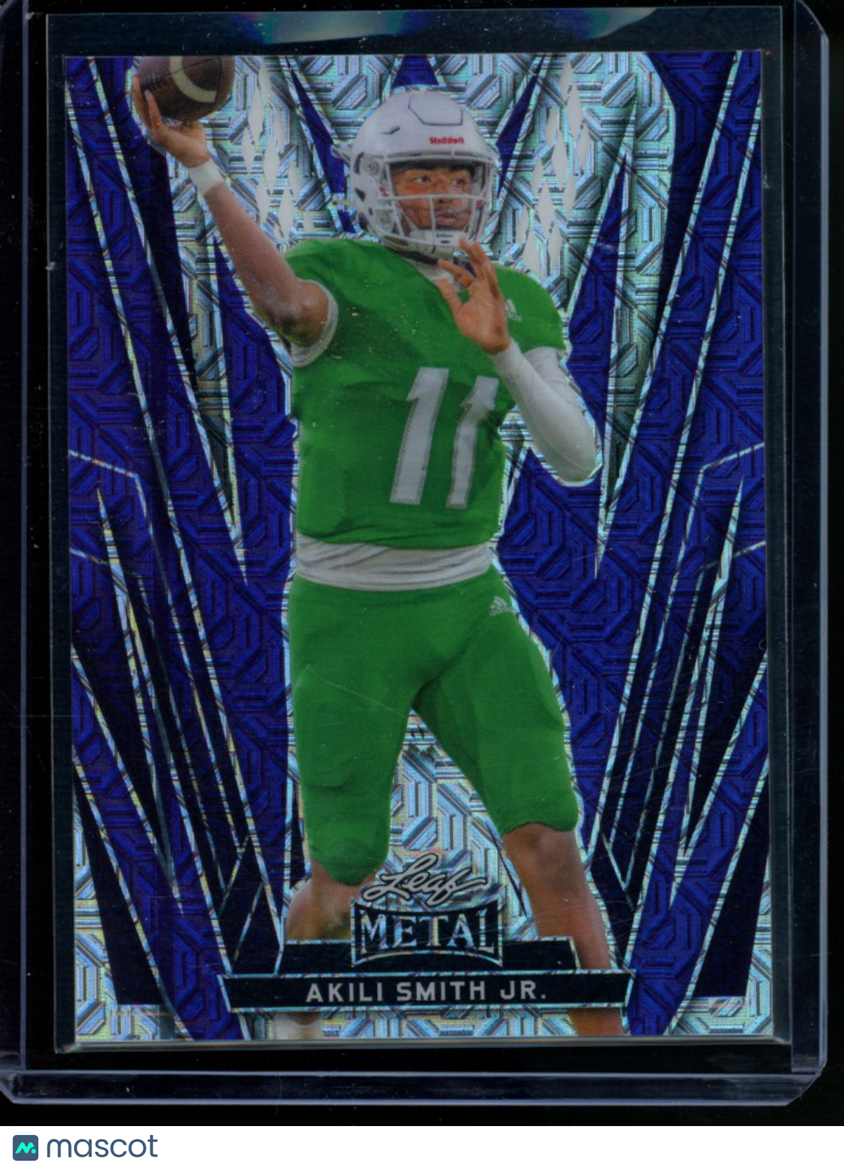 2024 Leaf Metal Akili Smith Jr. #3 Blue Mojo 8/8 Football