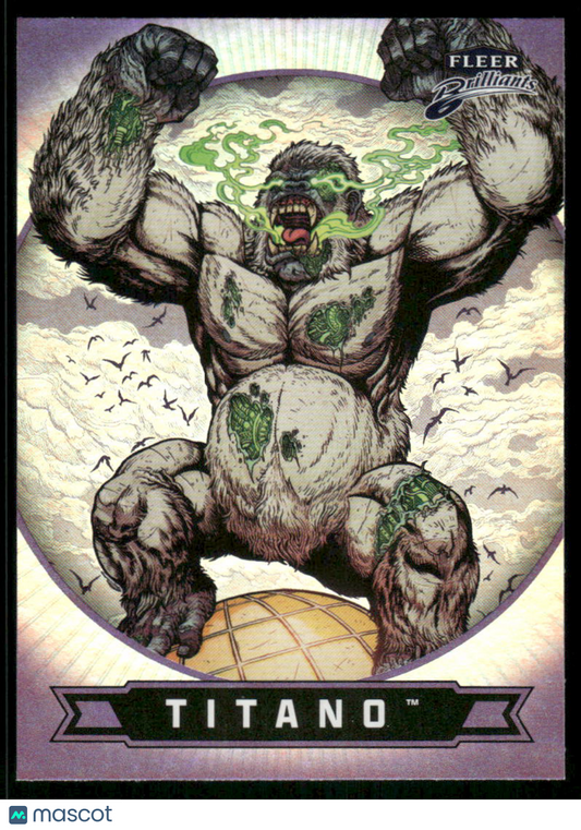 2025 Fleer Brilliants Superman Purple Titano Purple #54