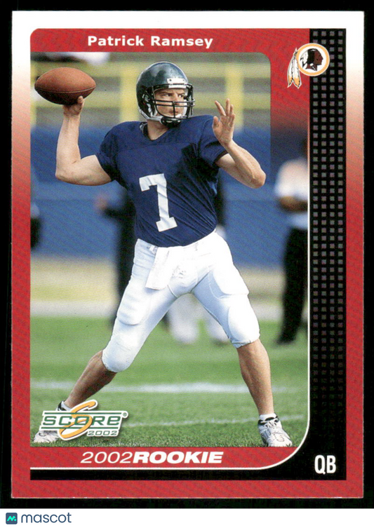 2002 Score Rookie Patrick Ramsey #253 Football