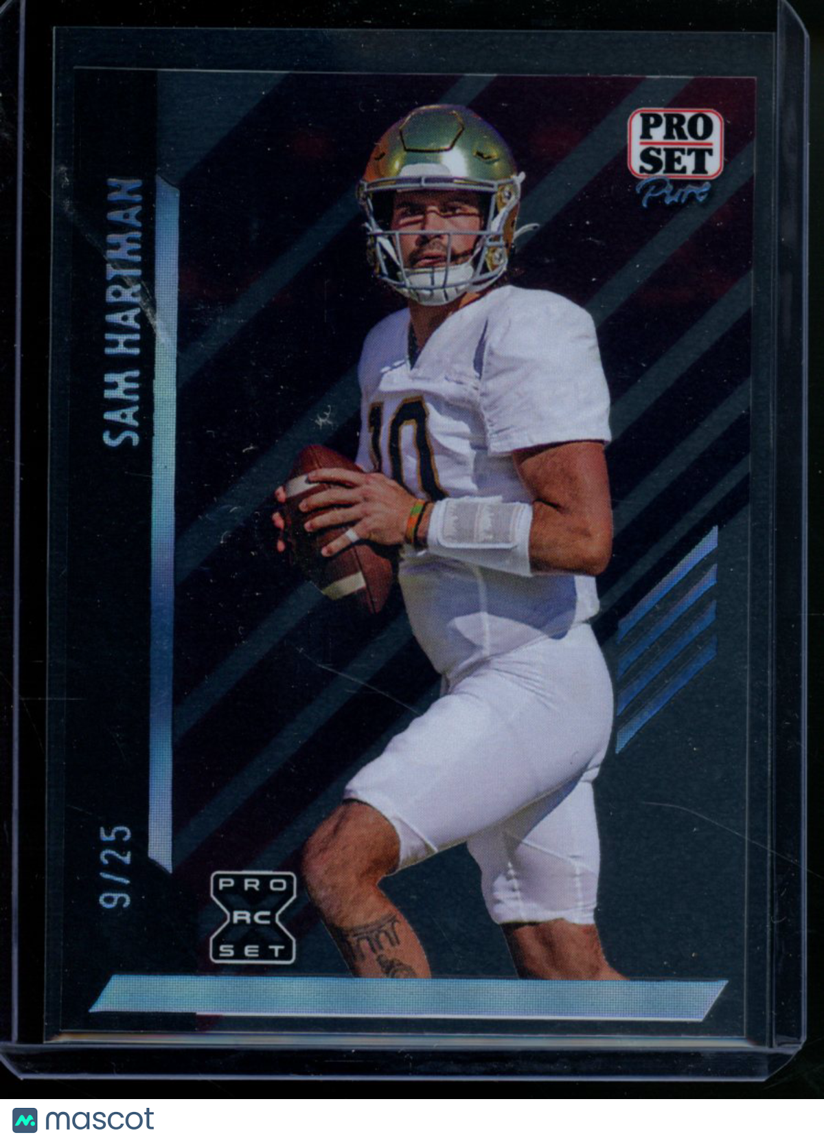 2024 Pro Set Pure Sam Hartman #9 9/25 RC Football