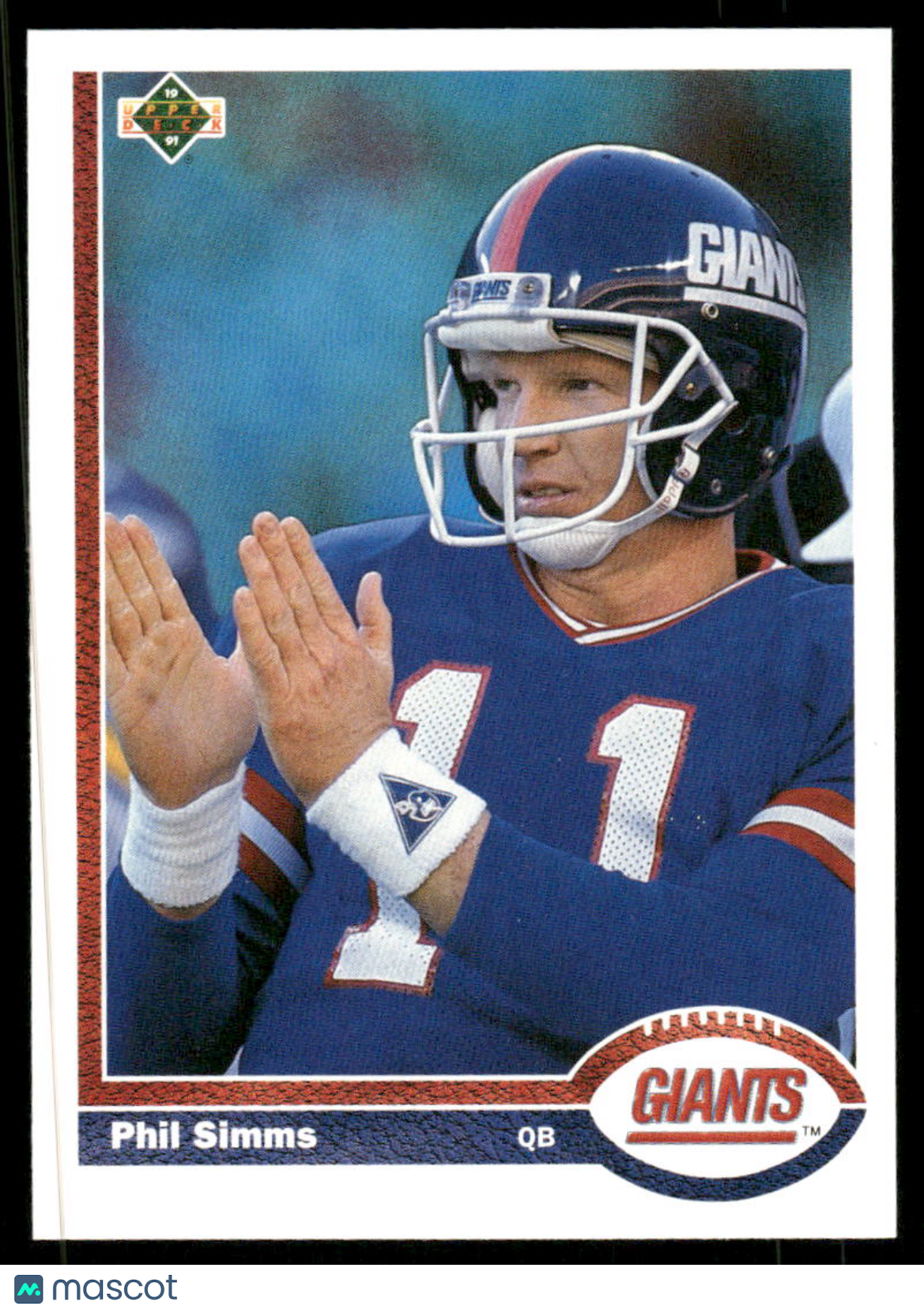 1991 Upper Deck Phil Simms #181 Football