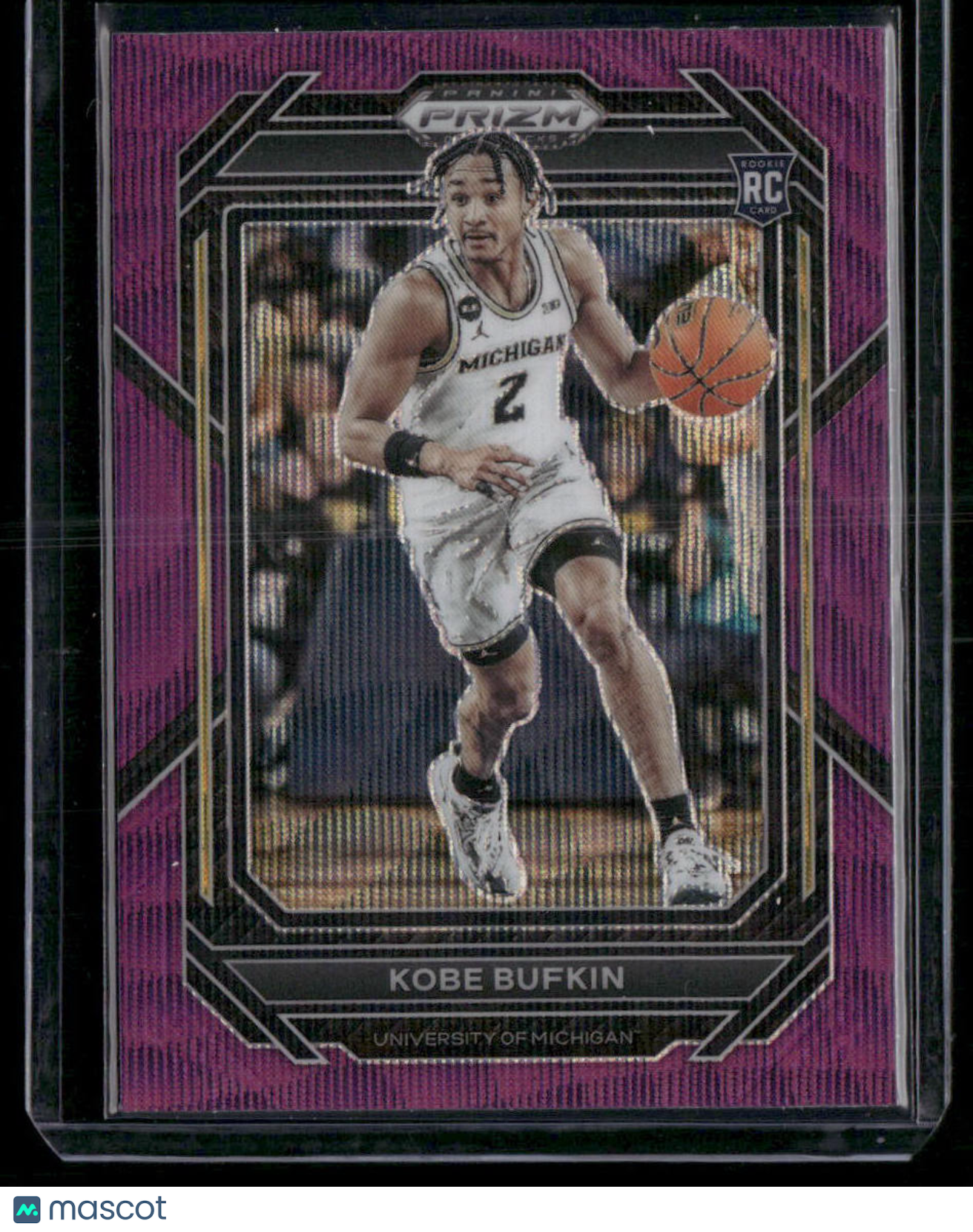 2023 Panini Prizm DP Kobe Bufkin #22 Purple Wave Basketball