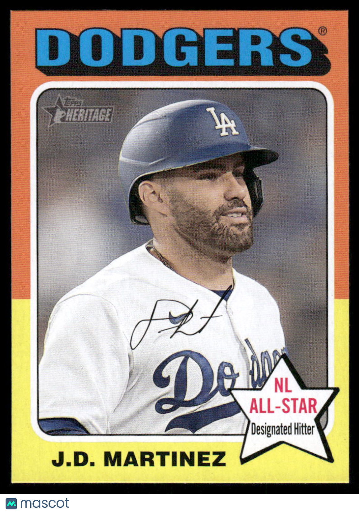 2024 Topps Heritage J.D. Martinez #434 All-Star Baseball