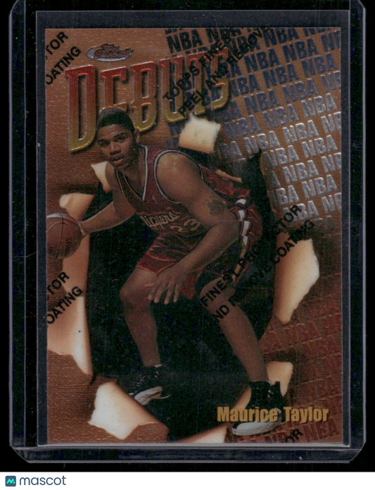 1997-98 Topps Debuts Maurice Taylor #109 Basketball