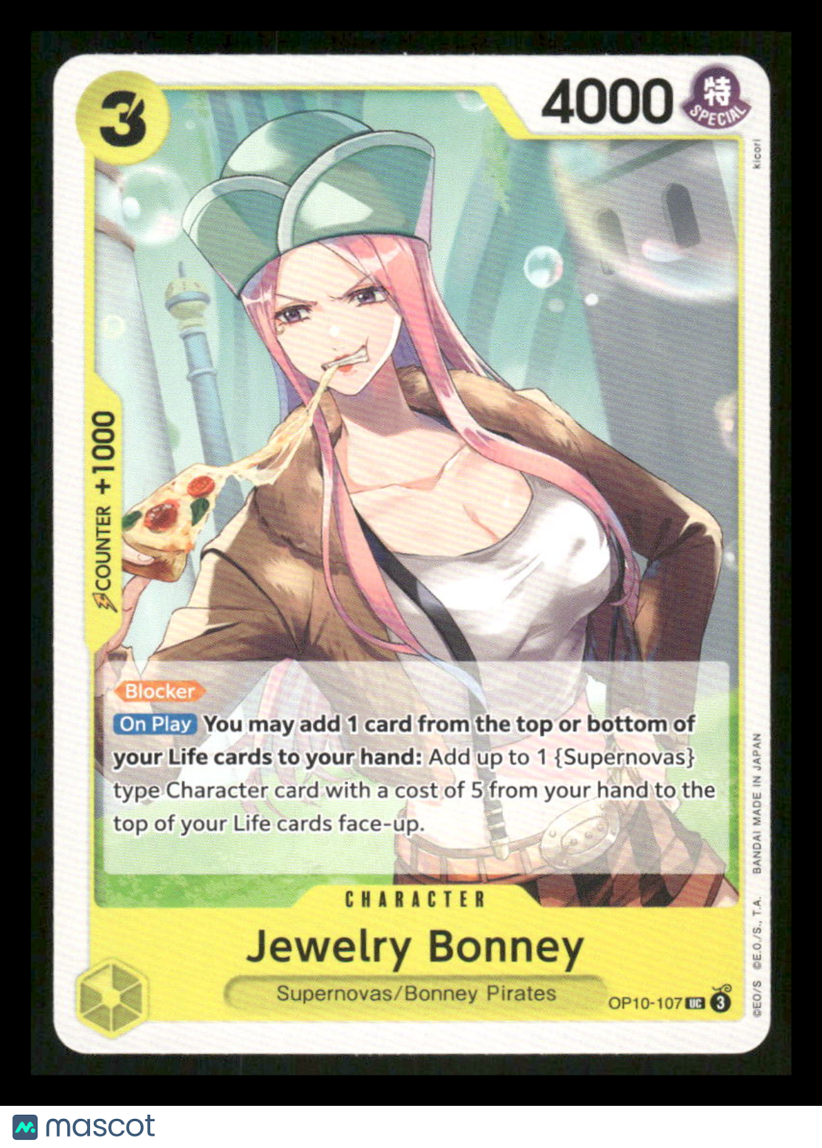 One Piece Card Game Jewelry Bonney #OP01-107 One Piece Royal Blood