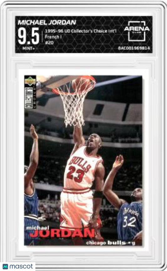 1995 Upper Deck Collector's Choice Int'l Michael Jordan #20 French I AC 9.5