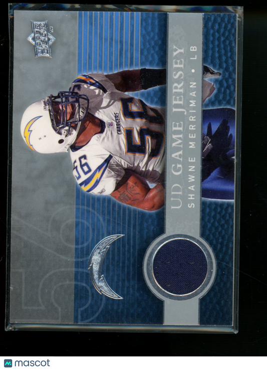 2007 Upper Deck UD Game Jersey Shawne Merriman #UDGJ-SM Game Used Jersey