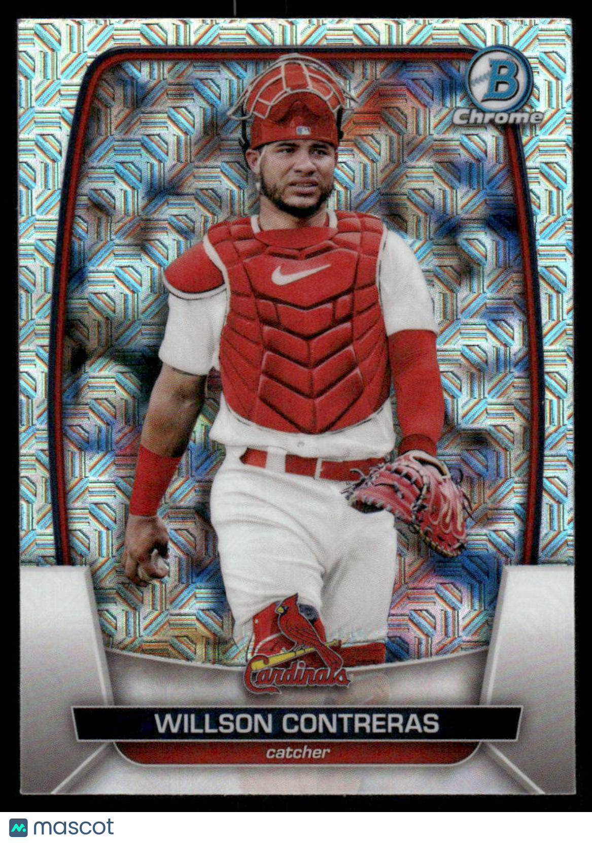 2023 Bowman Chrome Willson Contreras #100 Mojo Baseball