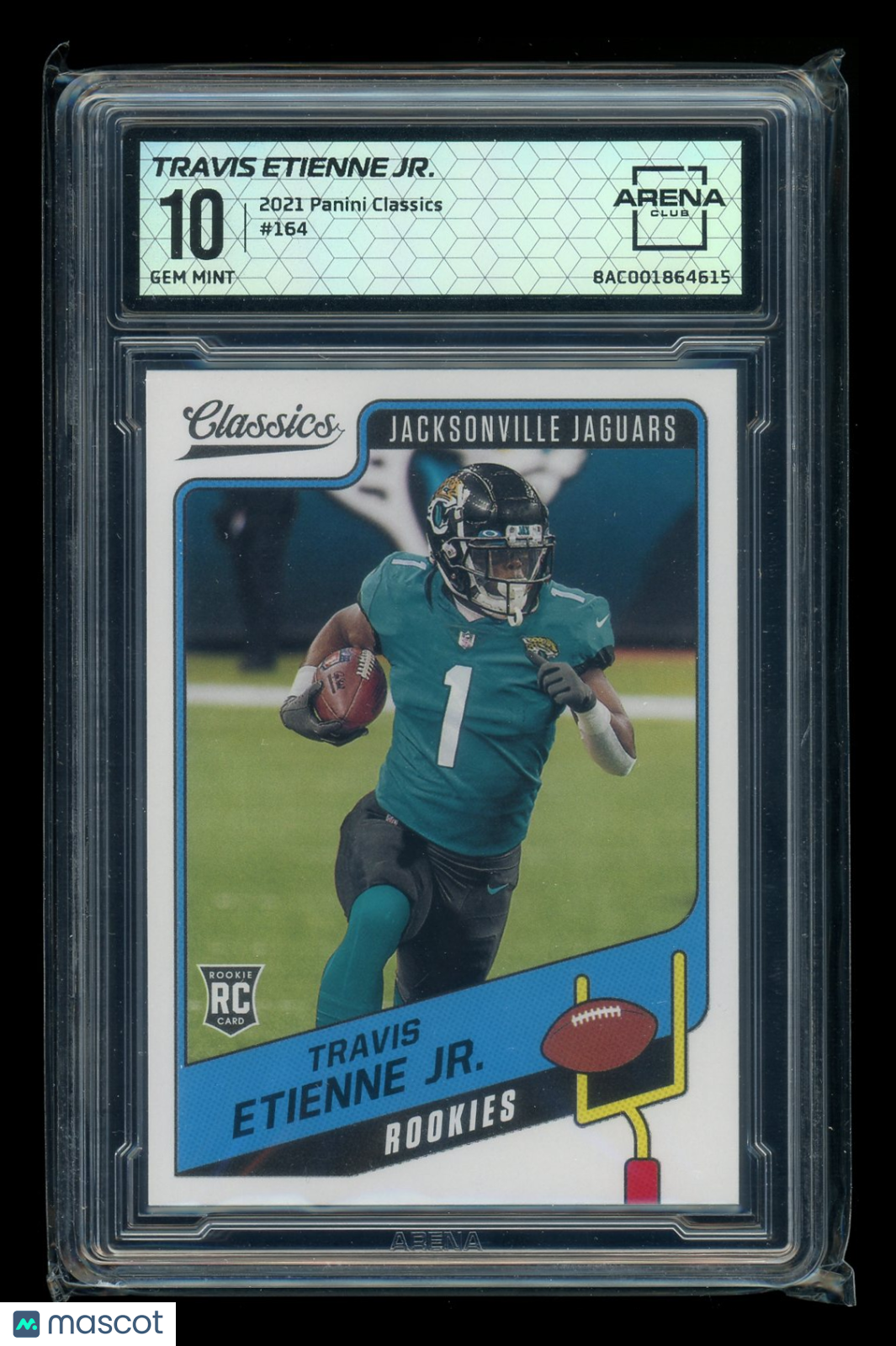 2021 Panini Classics Travis Etienne Jr. #164 RC Football Arena Club 10