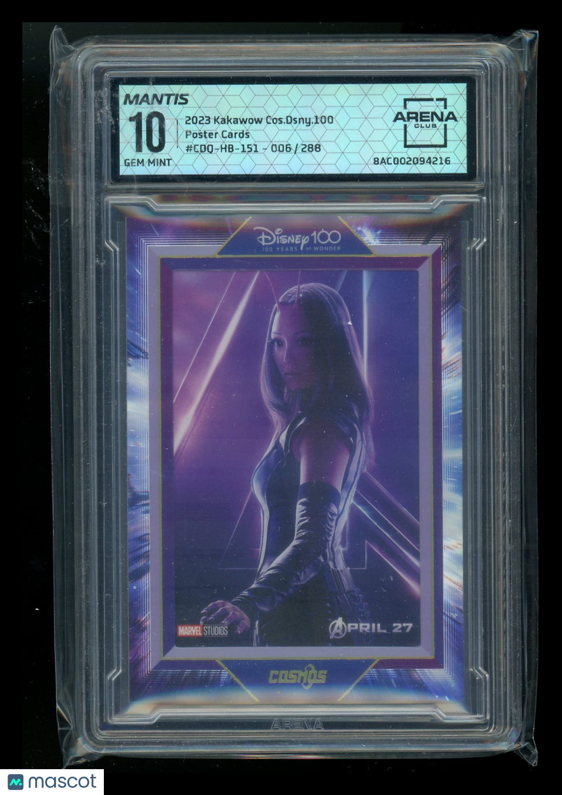 2023 Kakawow Cosmos Disney 100 Mantis 006/288 #CDQ-HB-151 Arena Club 10