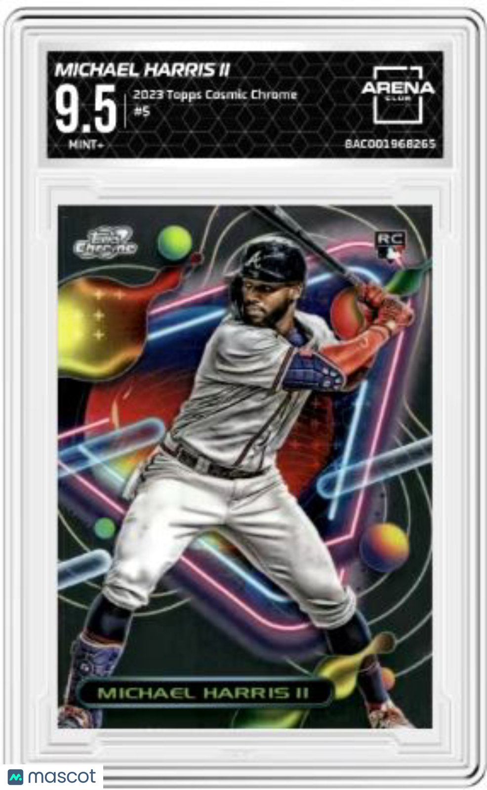 2023 Topps Cosmic Chrome Michael Harris II #5 RC Baseball Arena Club 9.5