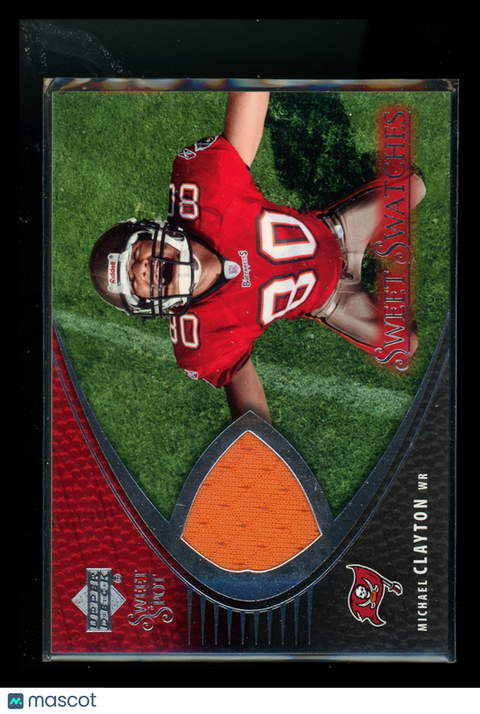 2004 Upper Deck Sweet Spot Michael Clayton #SW-MC Jersey Patch Football