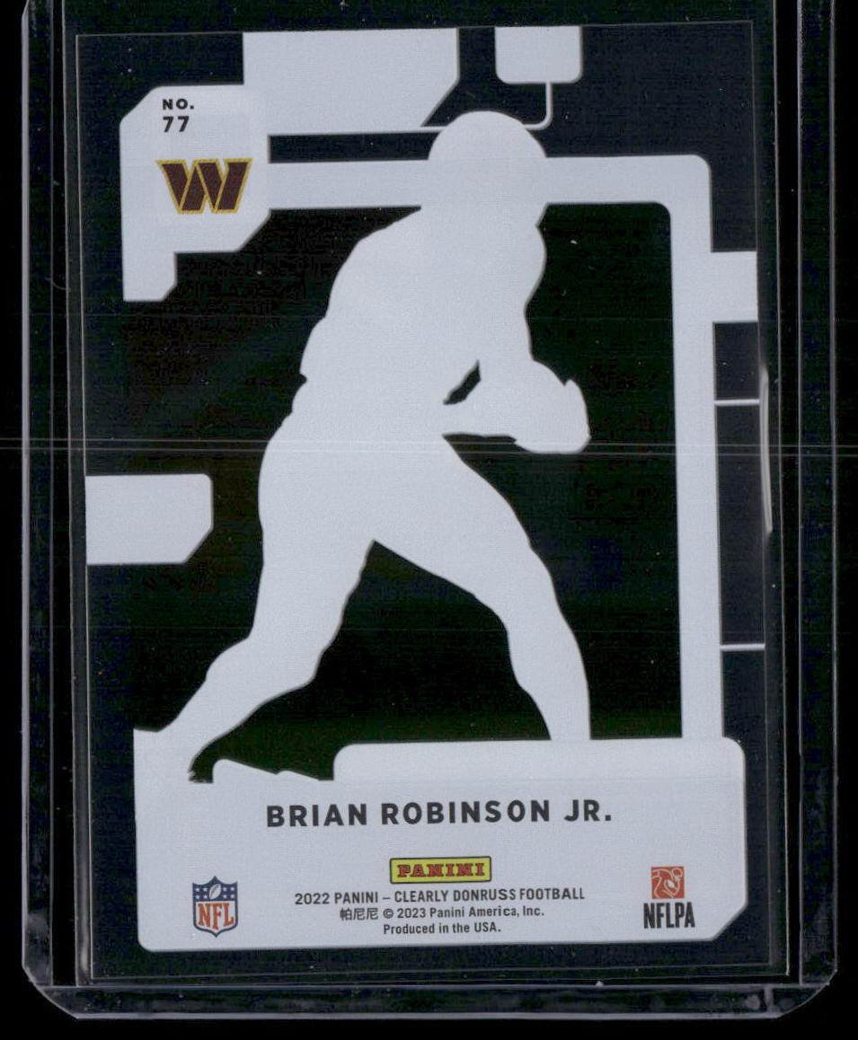 2022 Panini Brian Robinson Jr. #77 Rated Rookie Football