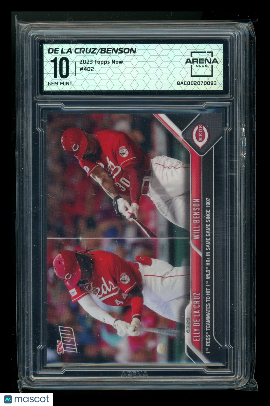 2023 Topps Now Elly De La Cruz Will Benson #402 Baseball Arena Club 10