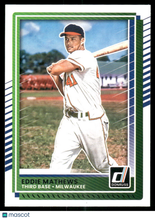 2025 Donruss Eddie Mathews #67 Baseball