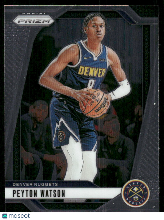 2024-25 Panini Prizm Basketball Peyton Watson #133 Basketball