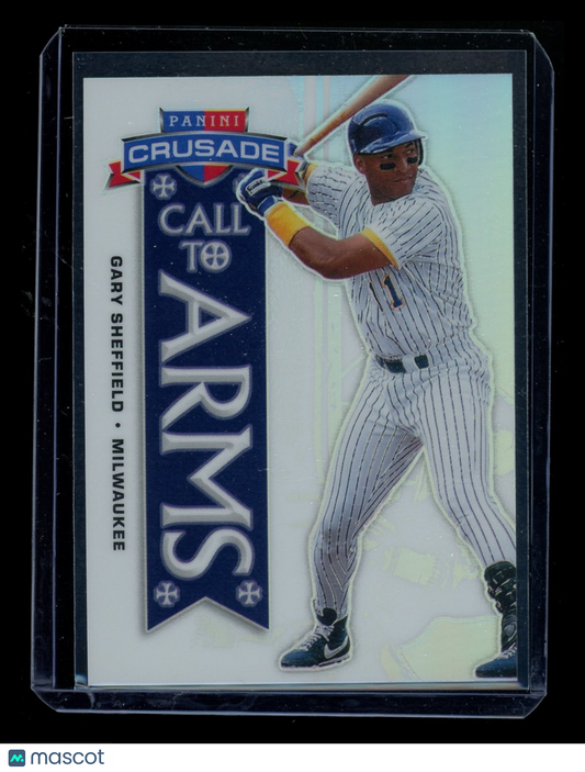 2025 Panini Crusade Prizm Gary Sheffield #No. 4 Call to Arms Baseball