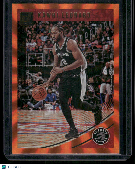 2018-19 Panini Donruss Kawhi Leonard #121 Orange Basketball