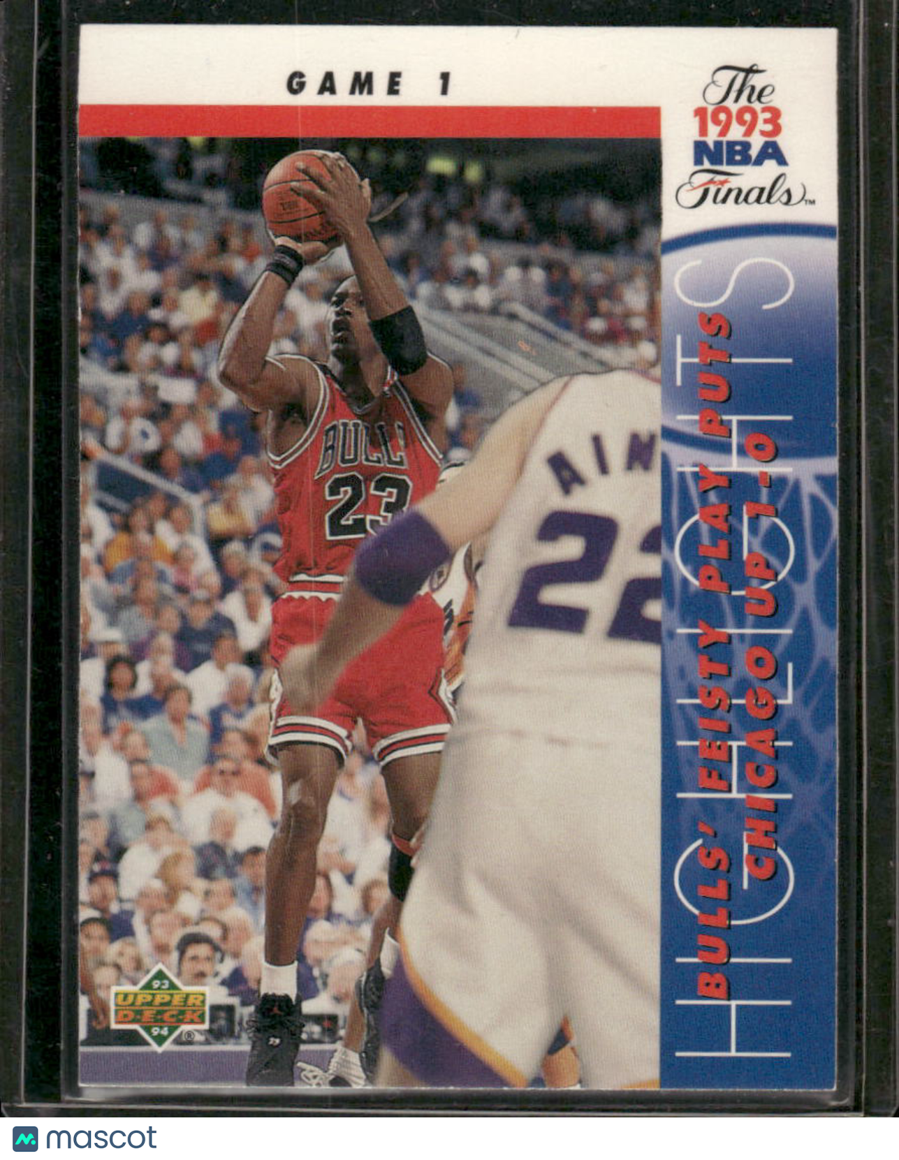 1993 Upper Deck NBA Finals Highlights Michael Jordan #198 Basketball