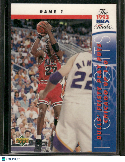1993 Upper Deck NBA Finals Highlights Michael Jordan #198 Basketball