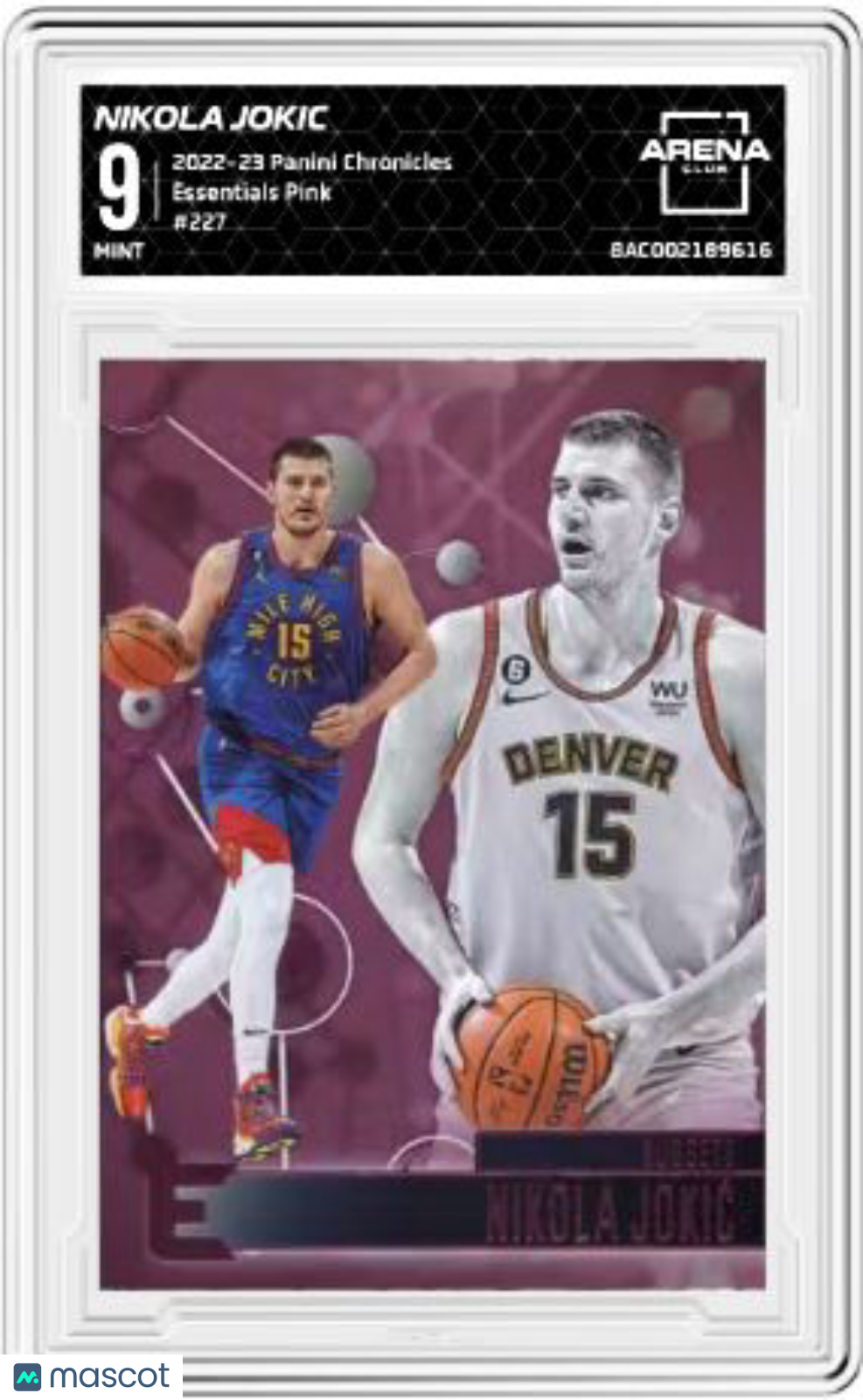 2022-23 Panini Chronicles Nikola Jokic #227 Essentials Pink Arena Club 9