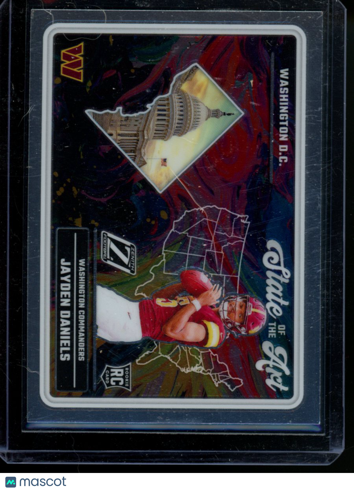2024 Panini Zenith Jayden Daniels #SA-JD State of the Art RC Football