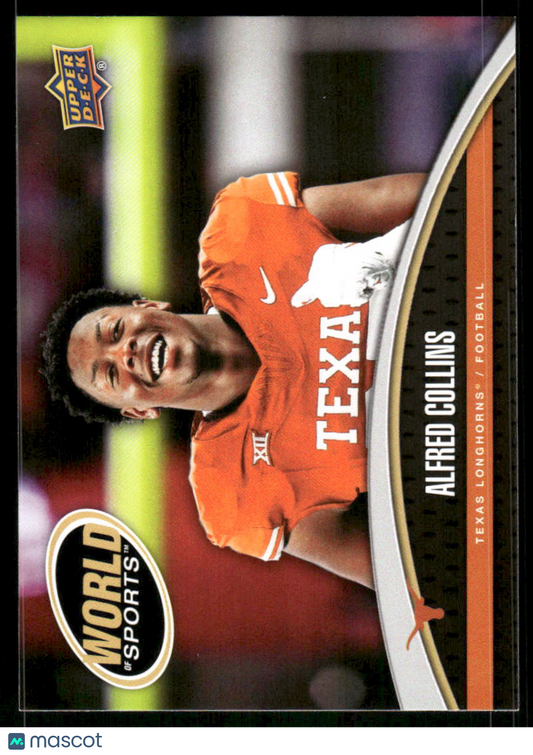 2025 Upper Deck World Sports Alfred Collins #208 Football
