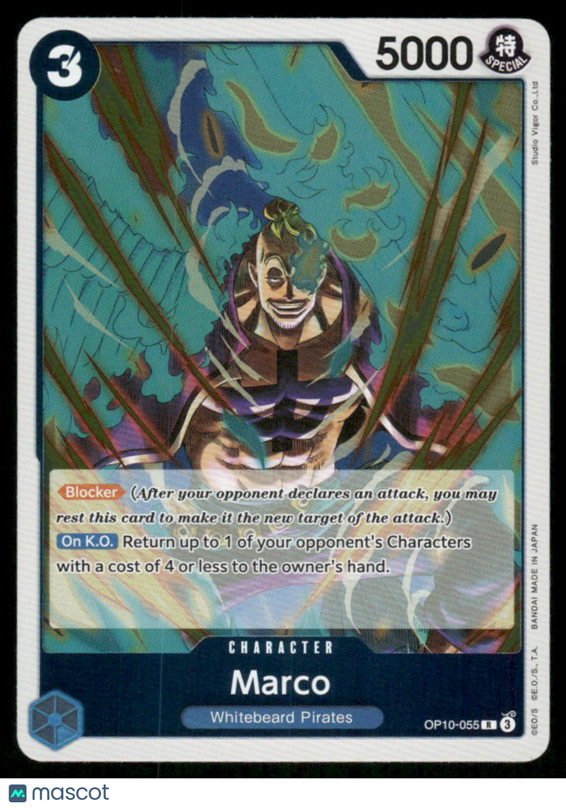 One Piece Card Game Marco #OP10-055 Holo One Piece Royal Blood