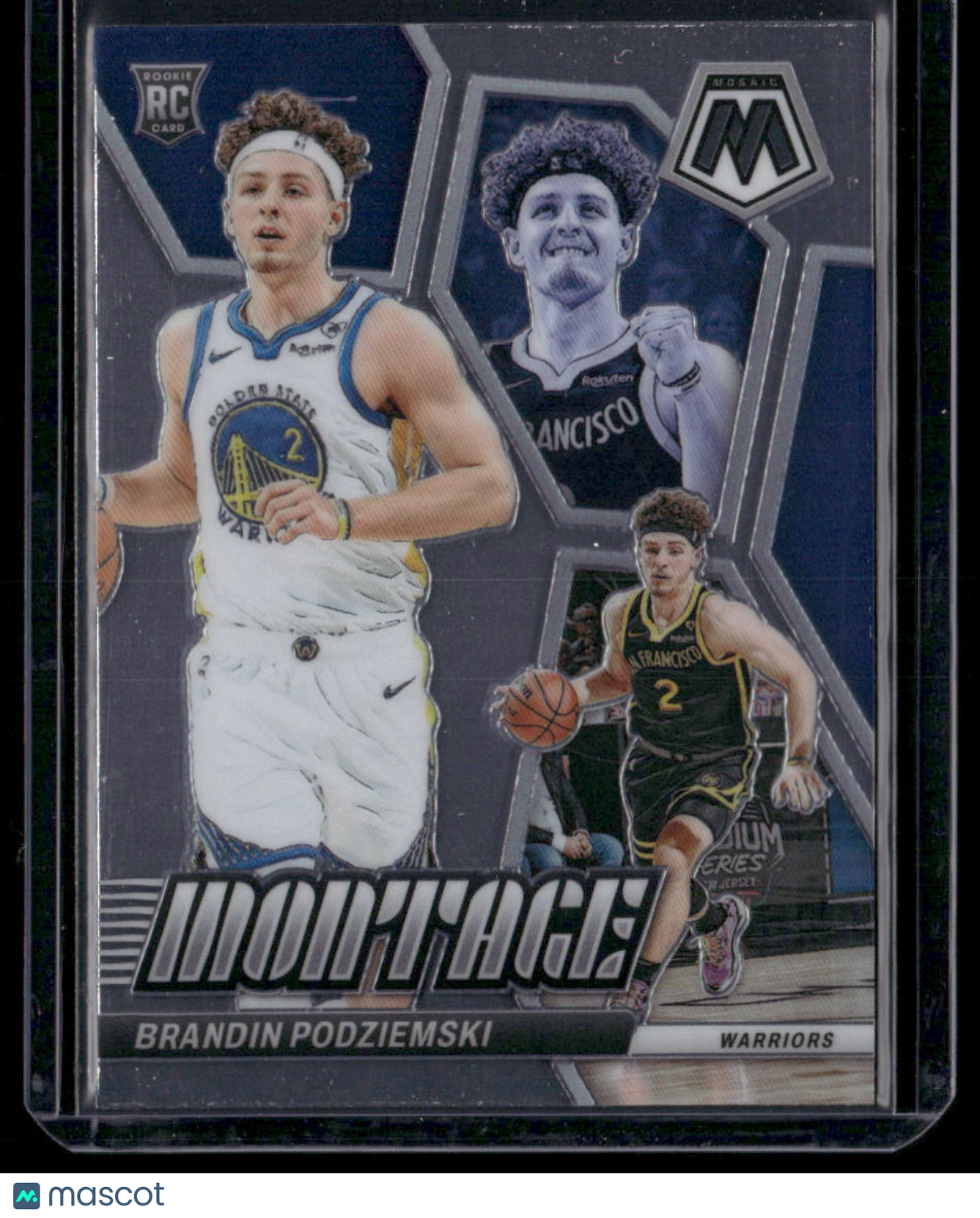 2023-24 Panini Mosaic Basketball Brandin Podziemski #27 Montage RC Basketball