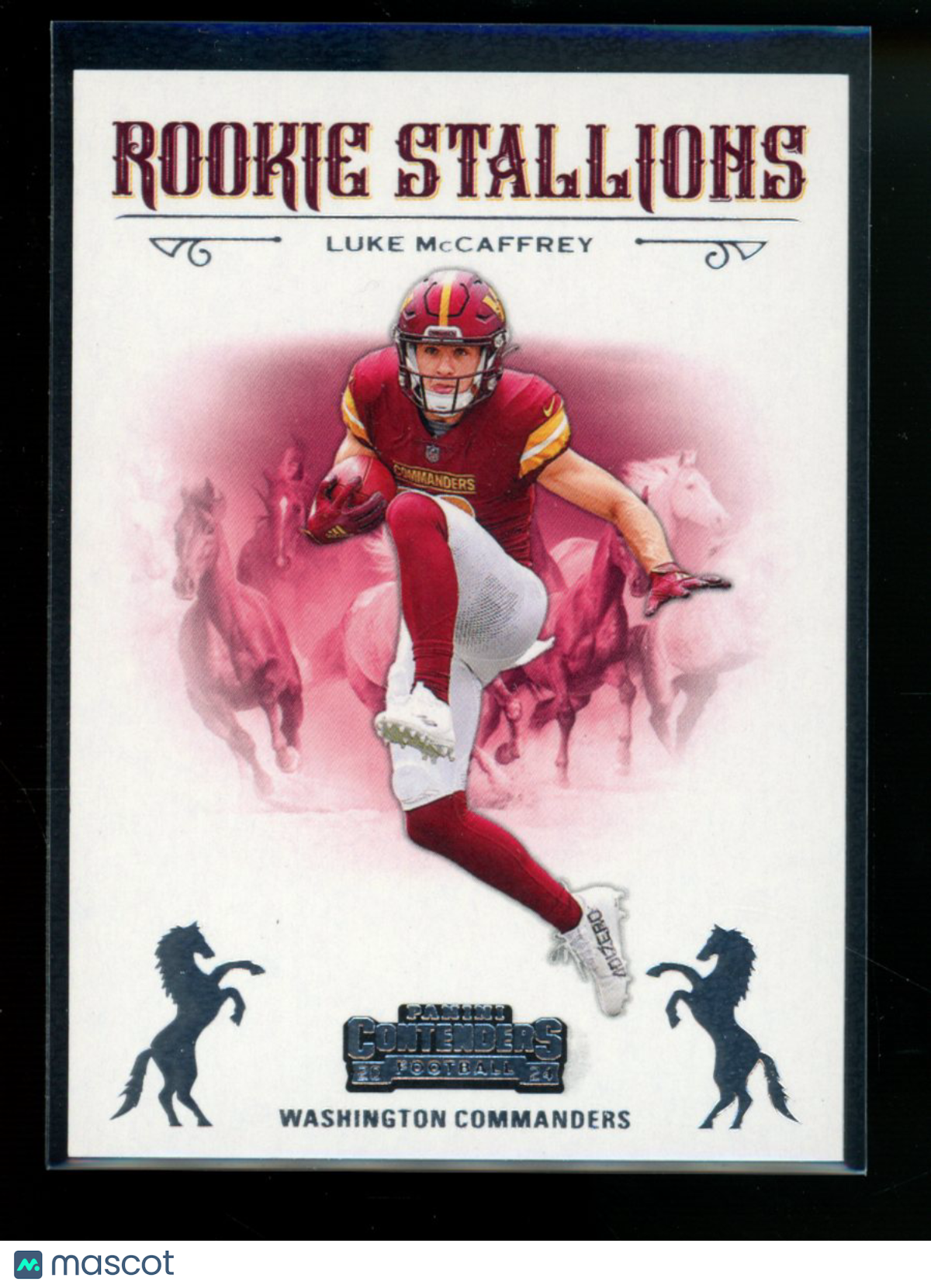 2025 Panini Contenders Rookie Stallions Luke McCaffrey #20 Football