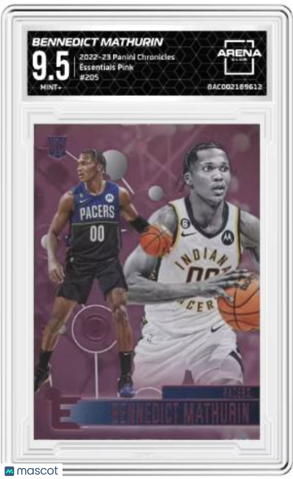 2022-23 Panini Chronicles Bennedict Mathurin #205 Essentials Pink Basketball