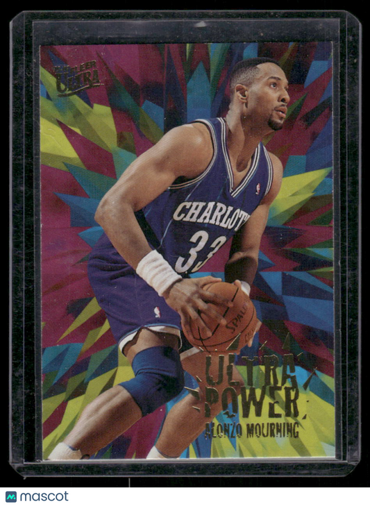 1994-95 Fleer Ultra Power Alonzo Mourning #6 of 10 Basketball