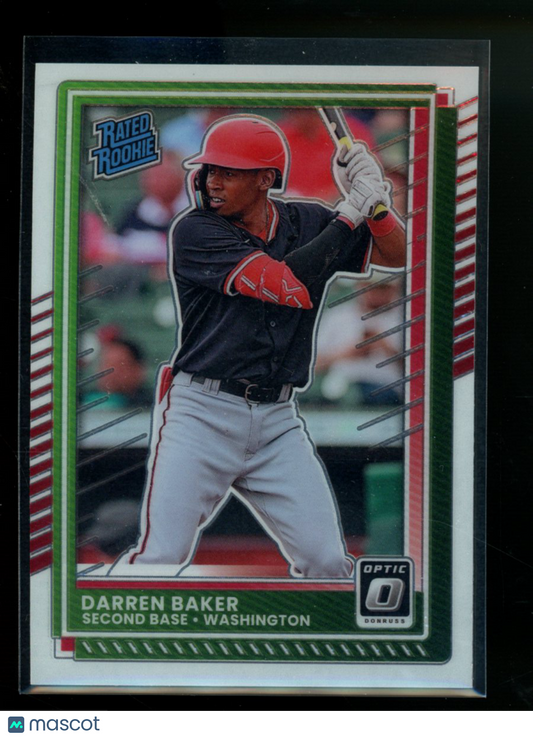 2025 Donruss Optic Darren Baker #43 Rated Rookies Baseball