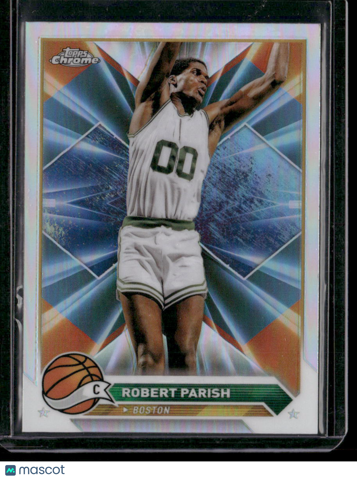 2023-24 Topps Chrome Basketball Robert Parish #161 Refractor Basketball