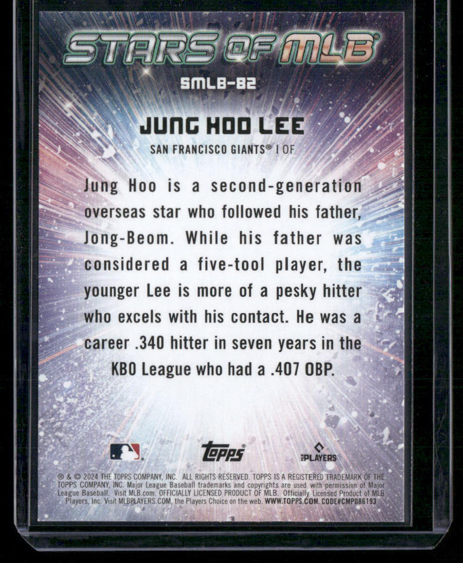 2022 Topps Stars of MLB Jung Hoo Lee #SMLB-82 RC Baseball