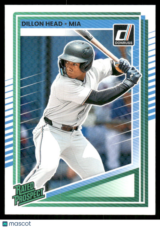 2025 Donruss Dillon Head #165 Rated Prospect Baseball